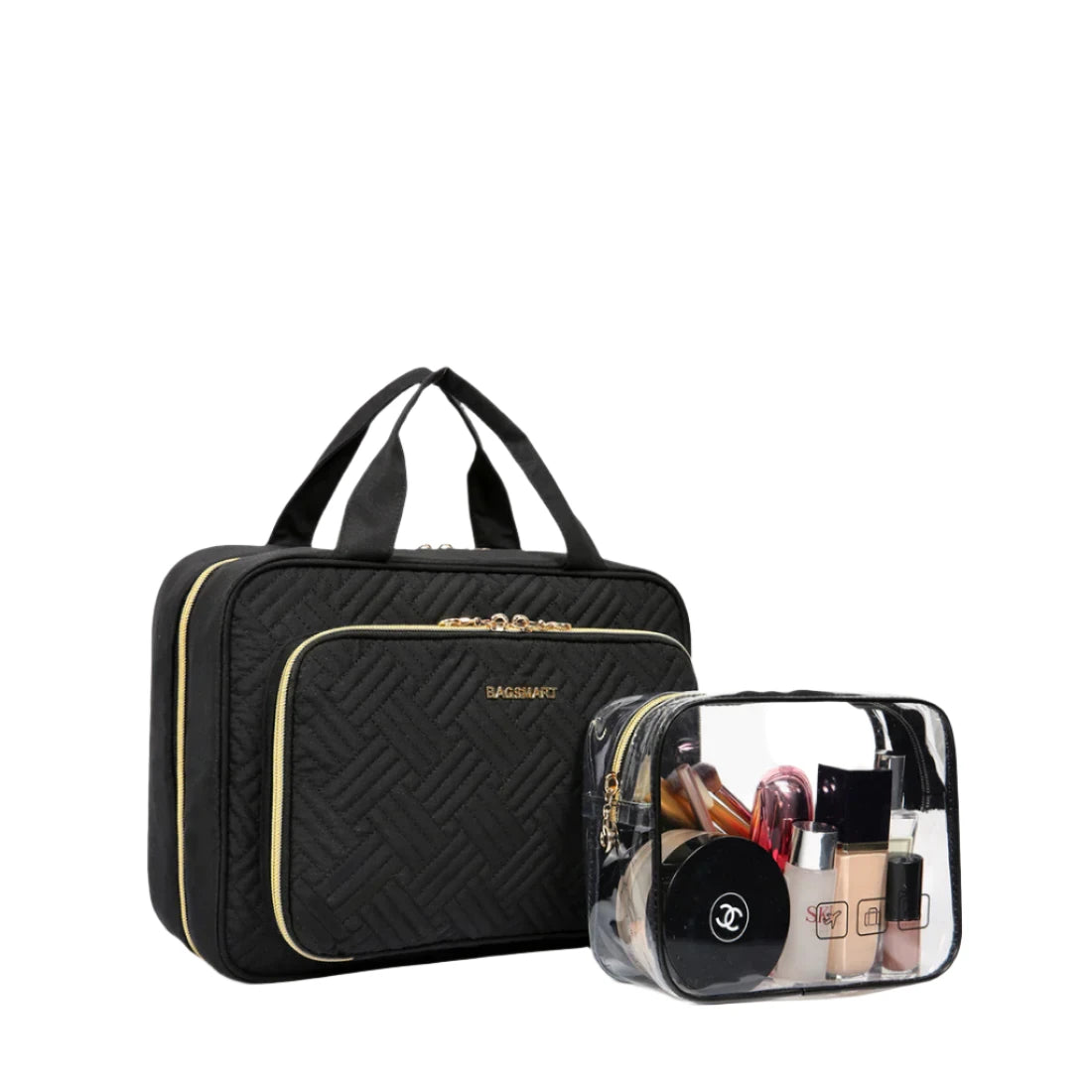 Equipped with sturdy carry handles, this bag is easy to take wherever you go. Its compact yet spacious design makes it perfect for slipping into your luggage or carrying on its own for short trips.