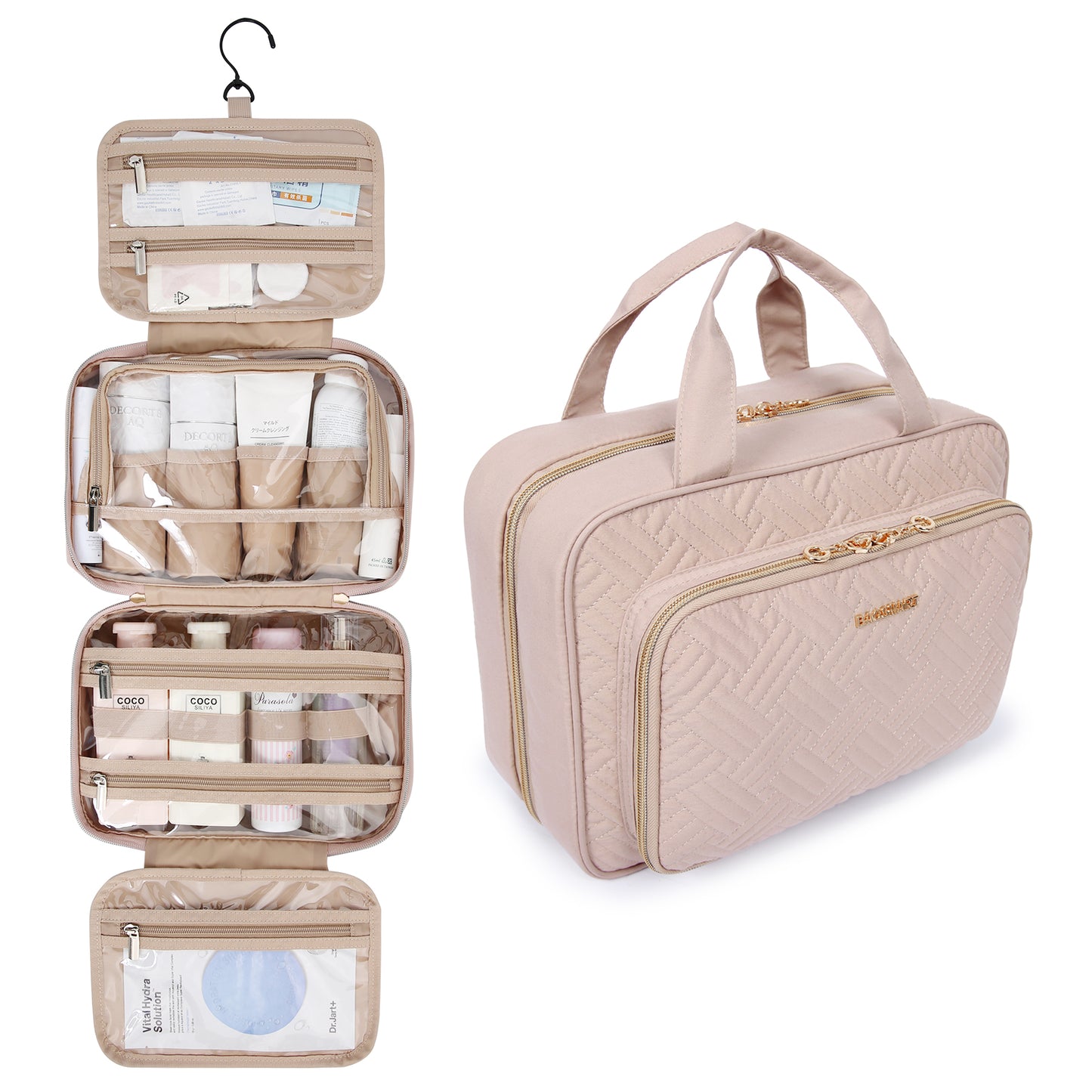 Keep your travel essentials neatly organized with our Large Women Toiletry Bag - Waterproof.