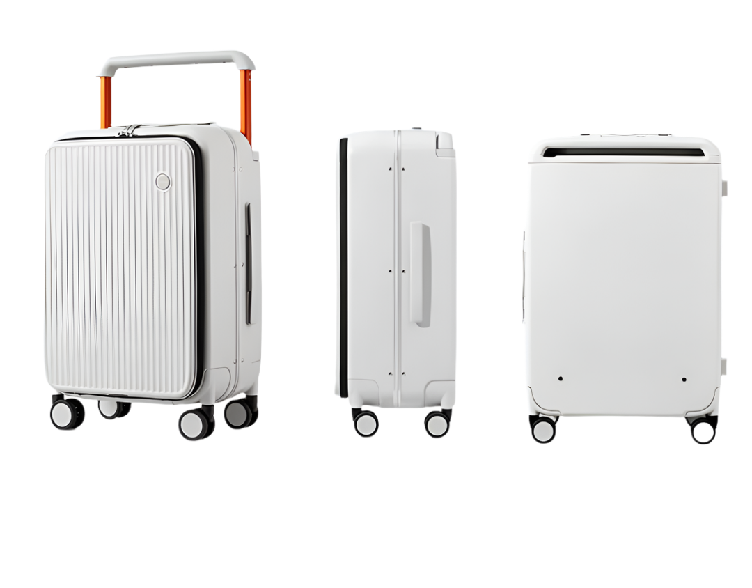 Equipped with SJ Turbo mute spinner wheels, this suitcase offers a quiet and smooth rolling experience, allowing you to glide through airports or hotel lobbies without disturbing others.