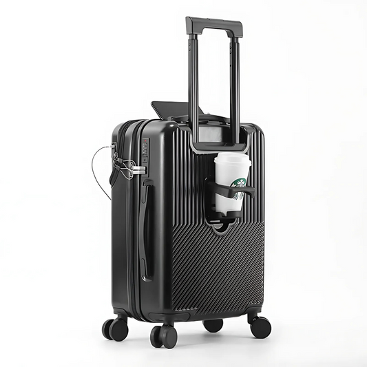 Front Open Laptop Luggage - External USB Port