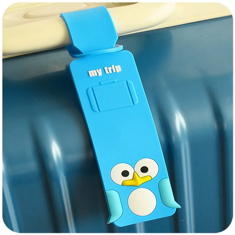 Made from soft, durable silicone, these tags are safe for kids and come in bright colors that appeal to young travelers.