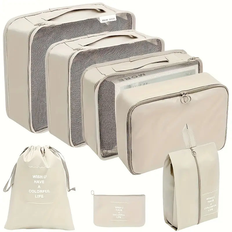 Each bag is designed to help you separate and categorize your belongings, ensuring everything has its designated place.