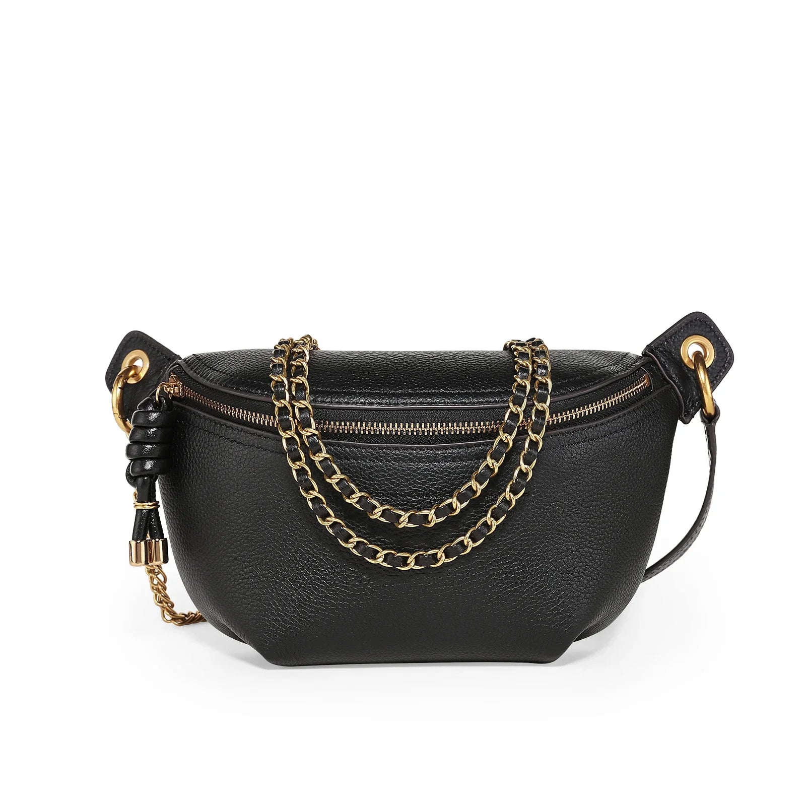  Genuine Leather Waist Packs for Women Fashion Fanny Pack Belt Bag Luxury Designer Trendy Crossbody Bag